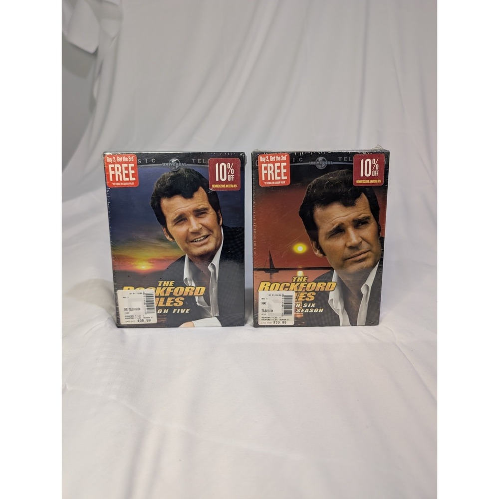 Lot of 2 The Rockford Files DVD Season 5 & 6 Final Season NEW FACTORY‎ SEALED